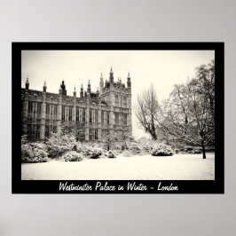 Pôster Londres - Westminster no Inverno Nº1 (Cartaz)