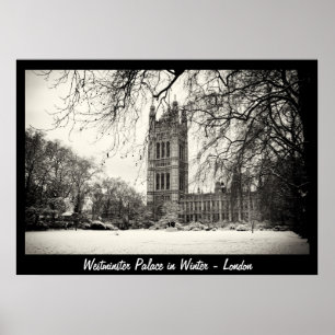 Poster Londres - Westminster no inverno n.o 2 (Poster)