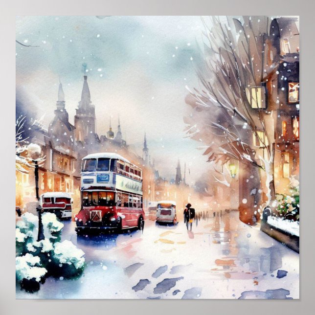 Poster Londres-Winter Wonderland (A) (Frente)
