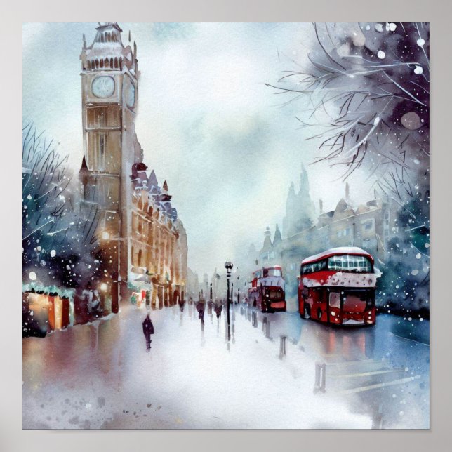 Poster Londres-Winter Wonderland (C) (Frente)