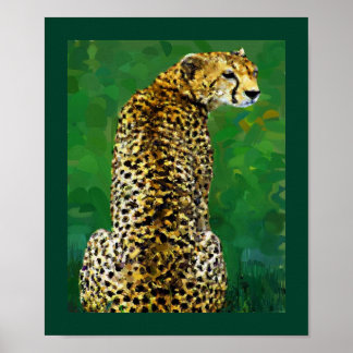 Pôster Lone Cheetah