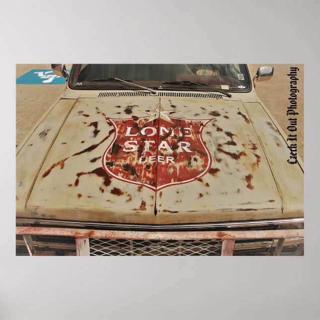 Poster Lone Star Beer Chevy (Frente)