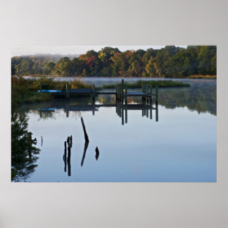 Pôster Lonely River Dock