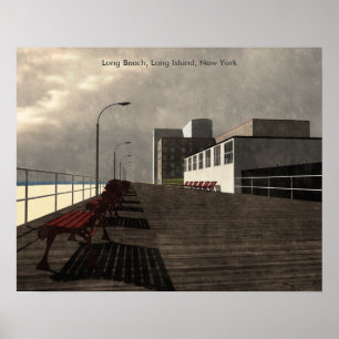 Poster Long Beach, Long Island, Nova Iorque