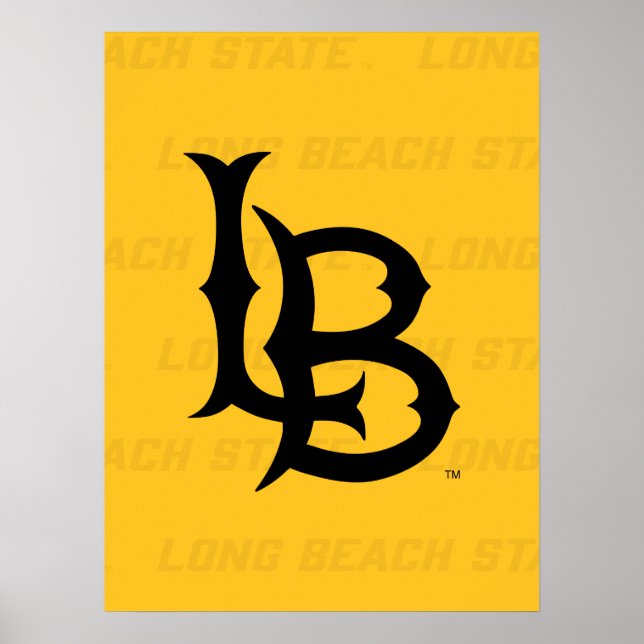 Poster Long Beach State Watermark (Frente)
