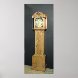Pôster Long-case clock, with enamel painting