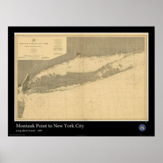 Pôster Long Island Sound - 1899