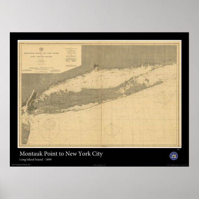Pôster Long Island Sound - 1899 (Frente)