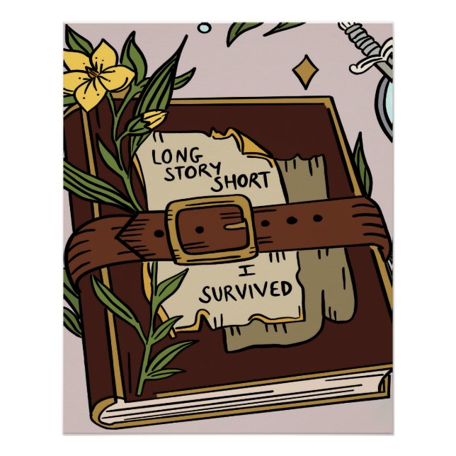 Pôster longa história curta que eu vivi (Frente)