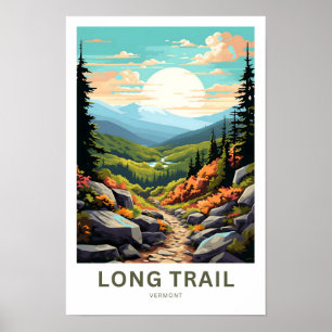 Poster Longa Trilha Viagem de Vermont