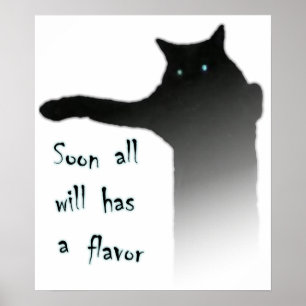 Pôster Longcat Tacgnol todo tem um sabor