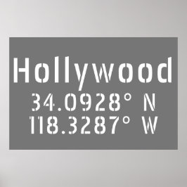 Poster Longitude do Hollywood Latitude
