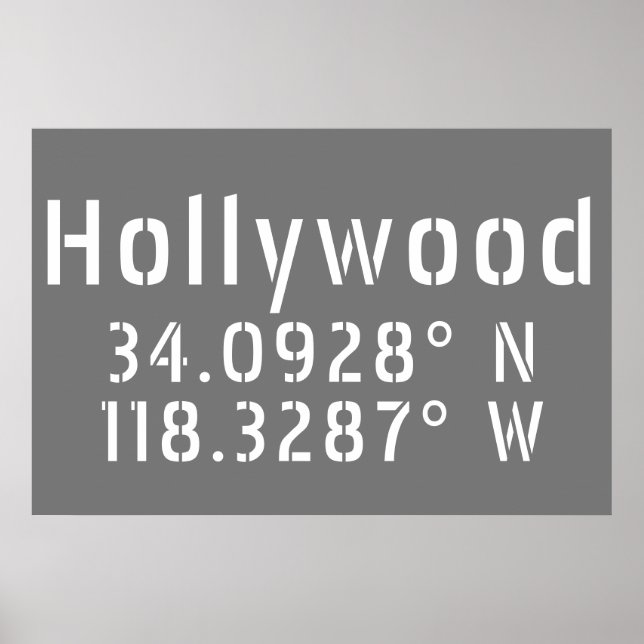 Poster Longitude do Hollywood Latitude (Frente)