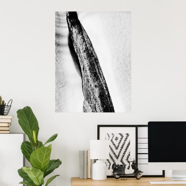 Poster longo duro frio solitário (Escritório em casa)
