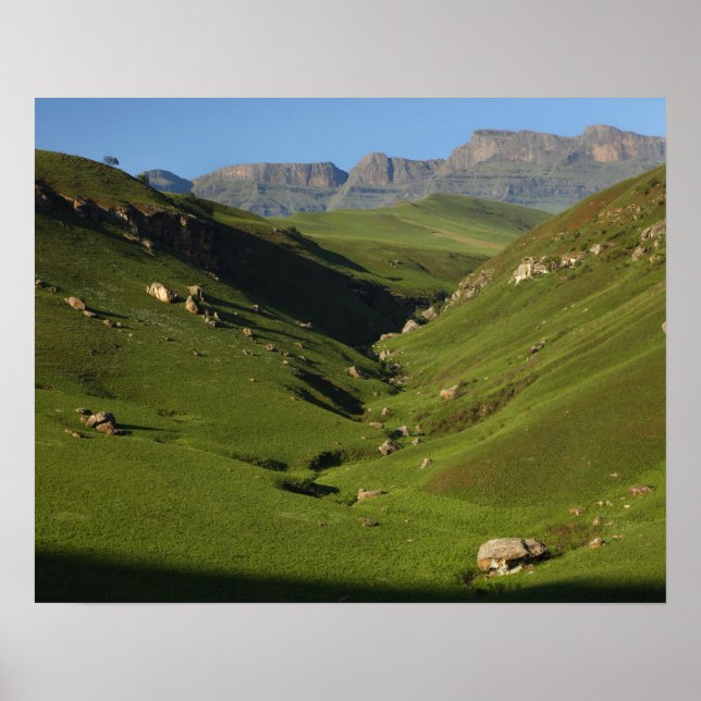 Poster Longwall, Giant's Castle, Drakensberg Mountains, (Frente)