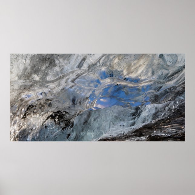 Poster Looking Out Through Thick Ice (Frente)