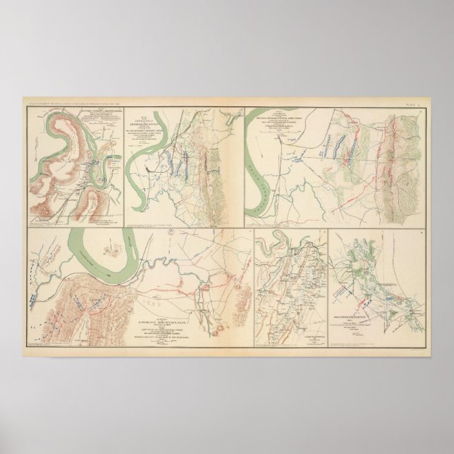 Pôster Lookout Mountain, Tennessee (Frente)