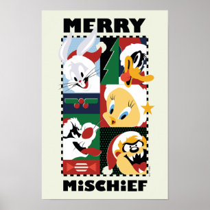 Poster LOONEY TUNES™ Holidy Feliz Mishead
