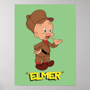 Poster LOONEY TUNES™ Risadas Retro ELMER FUDD™