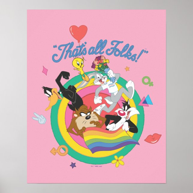 Poster LOONEY TUNES™ - That's All Folks! Pride Bullseye (Frente)