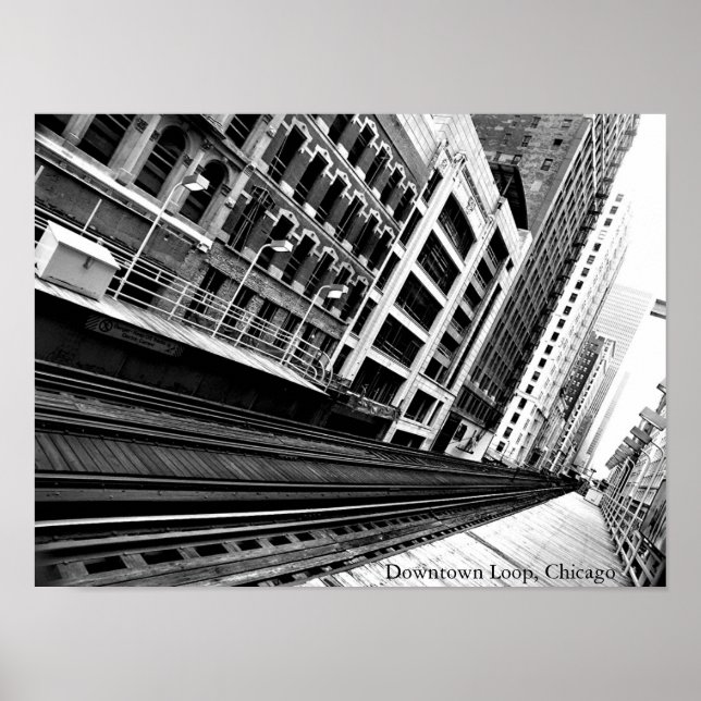 Pôster Loop centro, Chicago (Frente)