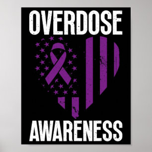 Poster Loop Roxo Para Sensibilização Para O Vício America