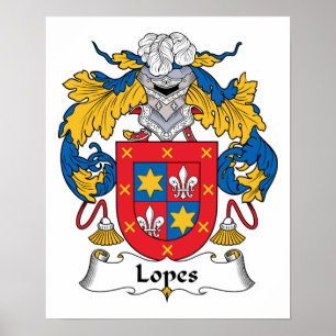 Pôster Lopes Family Crest