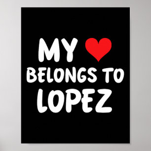 Poster Lopez - Meu Coração Pertence a Lopez - Amor