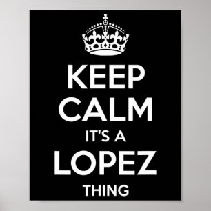 Poster Lopez Sobrenome Árvore Genealógica Divertida Anive