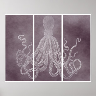 Poster Lord Bodner Triptych Em Rosa Dusky