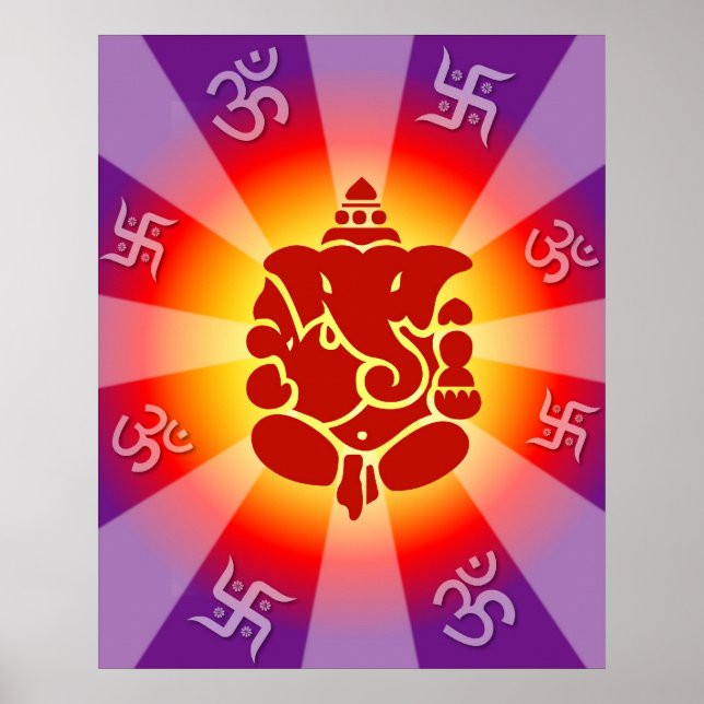 Poster Lord Ganesha (Frente)