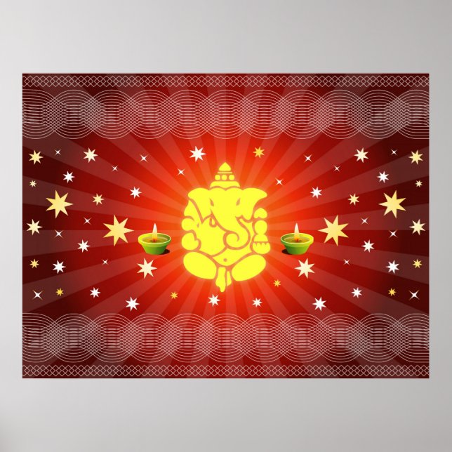 Pôster Lord Ganesha (Frente)