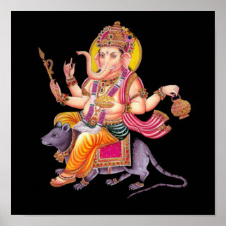 Pôster LORD GANESHA - Ganapati, Vinayaka e Pillaiyar