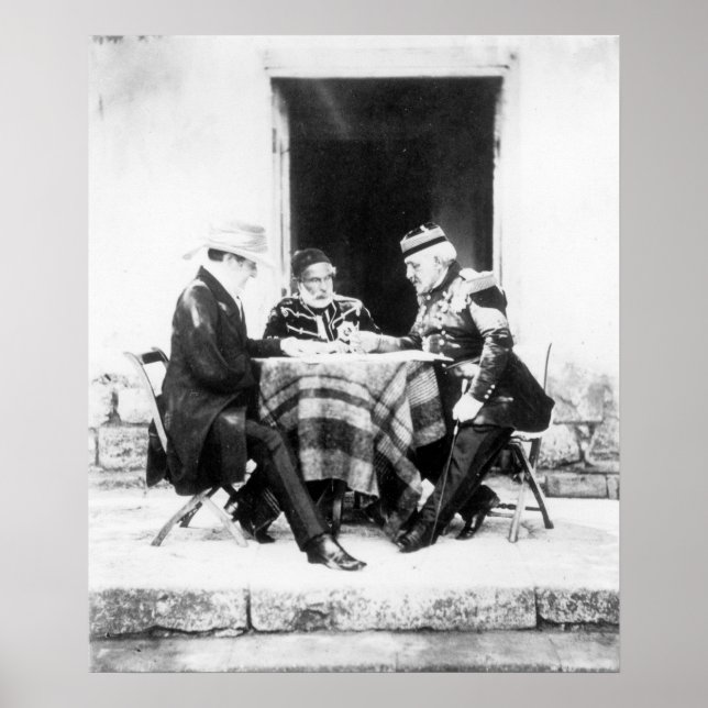 Poster Lord Raglan, Omar Pasha & General Pelissier, (Frente)