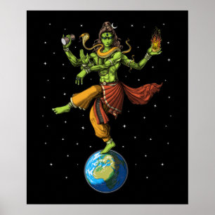 Poster Lorde Shiva Alienígena