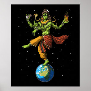 Poster Lorde Shiva Alienígena