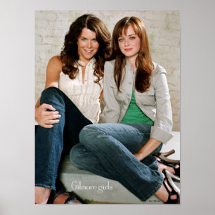 Poster Lorelai & Rory - Retrato Sentado