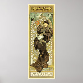 Poster LORENZACCIO Theater De Le Renaissance Old French