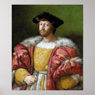 Poster Lorenzo de Medici - Raphael - c1518