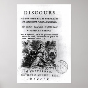 Pôster 'l'Origine de Discours e les Fondements