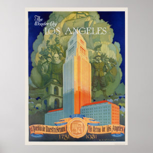 Poster Los Angeles, a cidade da maravilha