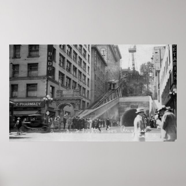 Pôster Los Angeles, AC Andels Flight Street Cars (Frente)