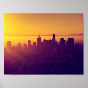 Pôster Los Angeles ao pôr do sol