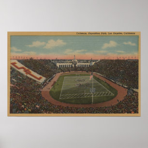 Poster Los Angeles, CAColiseum no parque da exposição