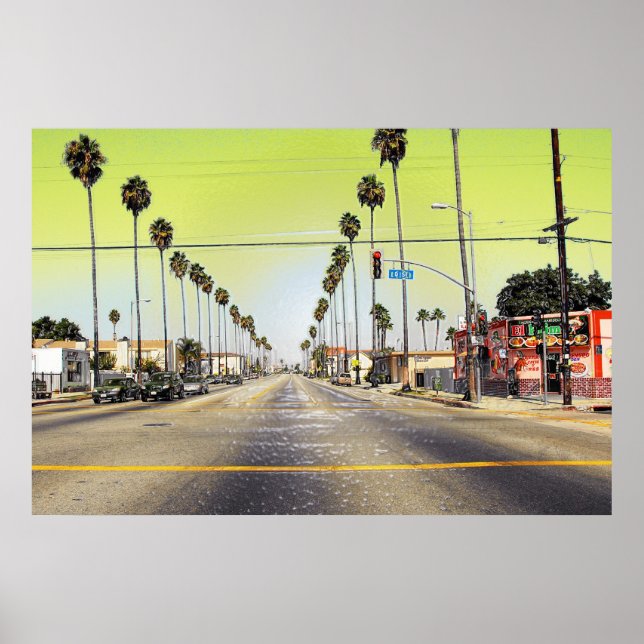 Pôster Los Angeles California (Frente)