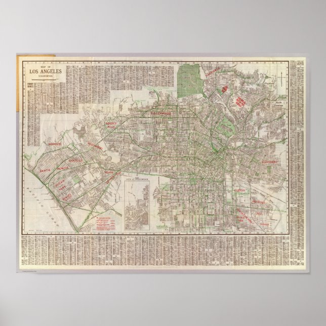 Pôster Los Angeles, Califórnia 2 (Frente)