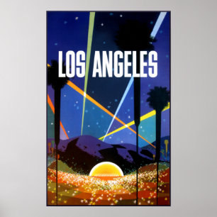 Pôster Los Angeles, Califórnia, cartaz do viagem
