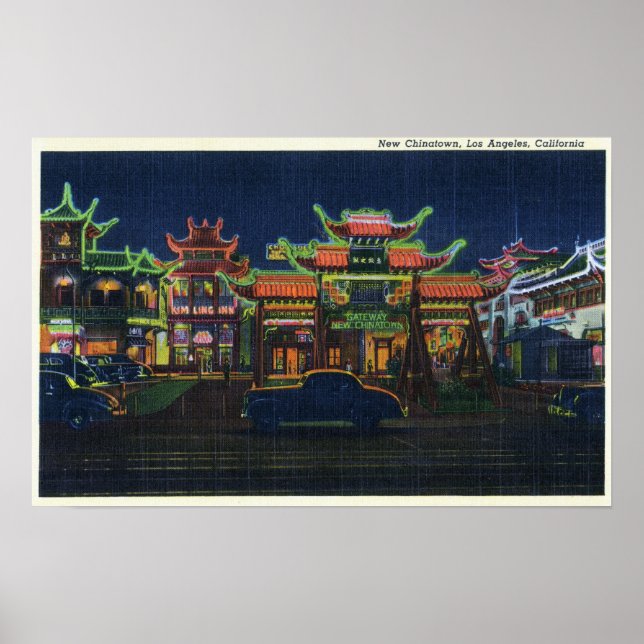 Pôster Los Angeles, CaliforniaGateway para Nova (Frente)