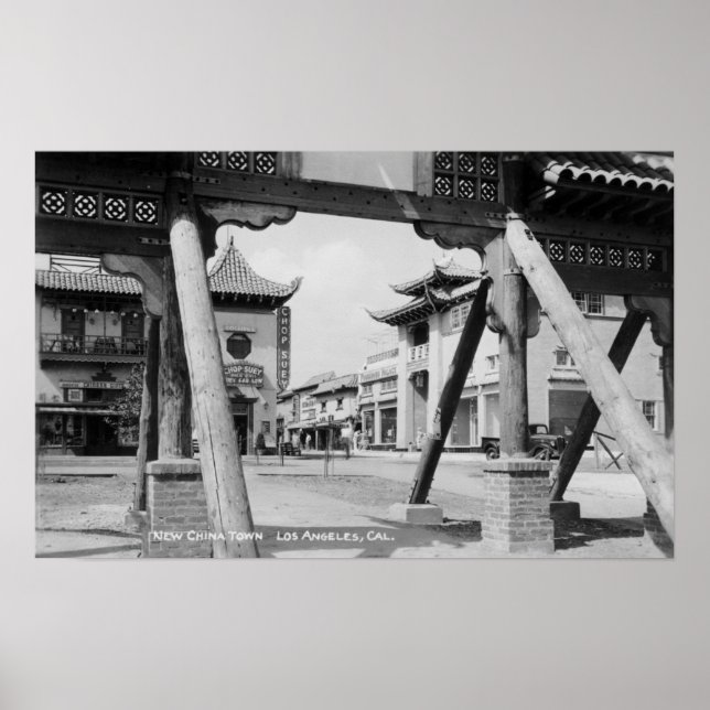 Poster Los Angeles, Cena da Nova Chinatown (Frente)
