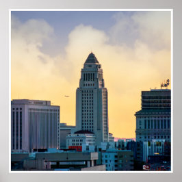 Poster Los Angeles City Hall Wall Art Print Photography